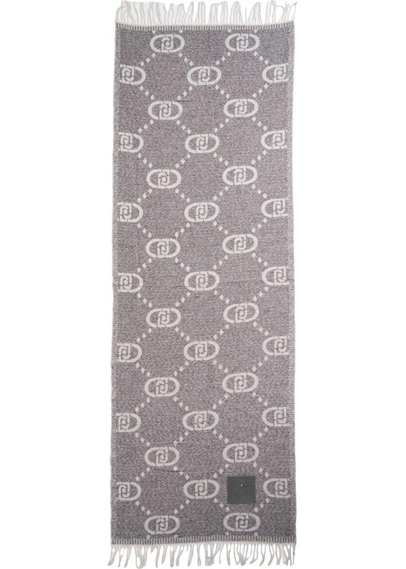 Esarfe Liu Jo Scarf with logo print Grey Femei (BM 19029622) 3