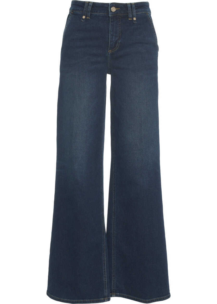 Blugi evazati Liu Jo Jeans wide leg Blue Femei (BM 19029631) 2