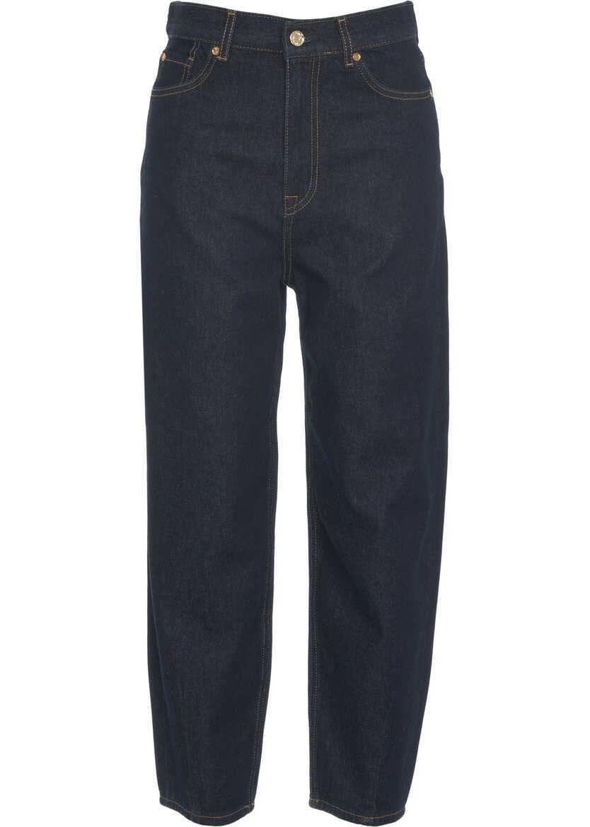 Blugi evazati Liu Jo Jeans with wide leg Blue Femei (BM 19029634) 1