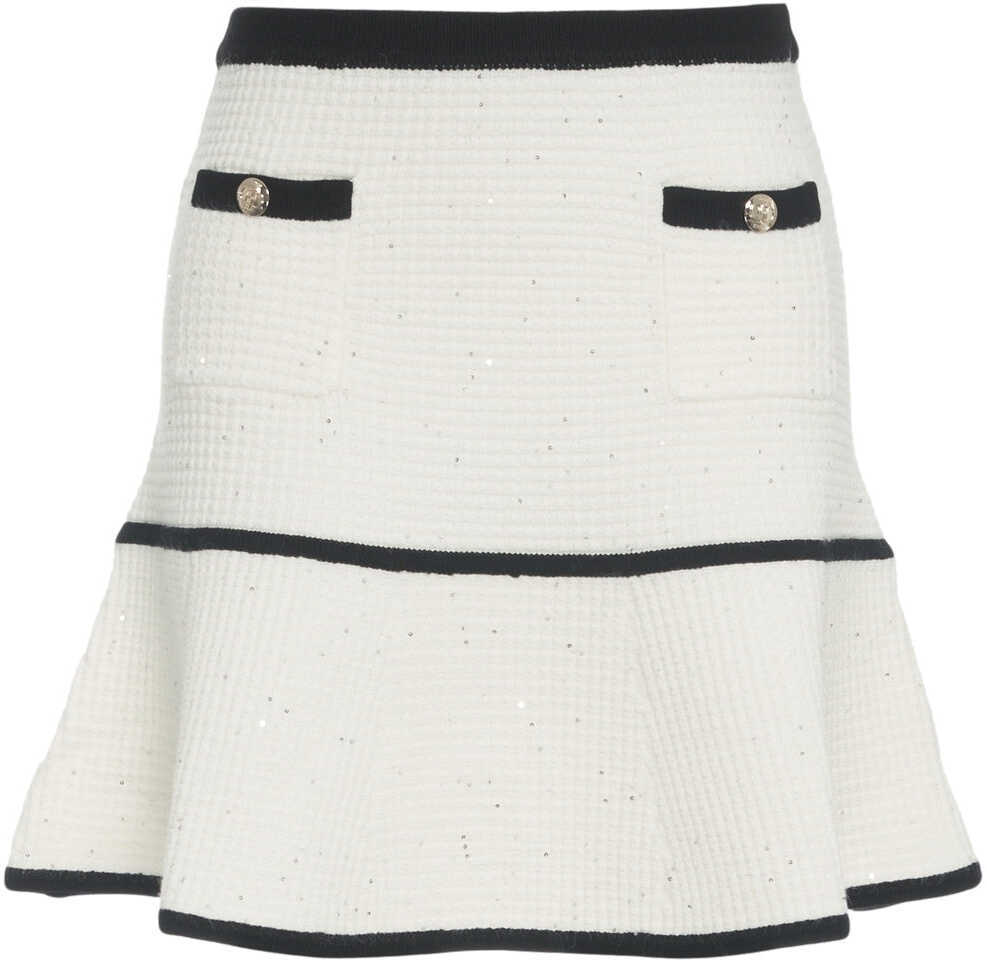 Fuste scurte Liu Jo Knit mini skirt White Femei (BM 19029637) 2