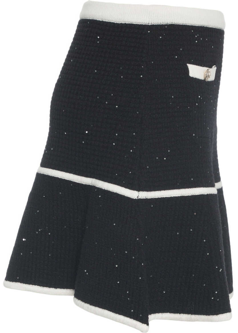 Fuste scurte Liu Jo Knit mini skirt Black Femei (BM 19029637) 3