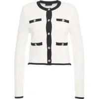 Sacouri office Tweed jacket with glitter Femei