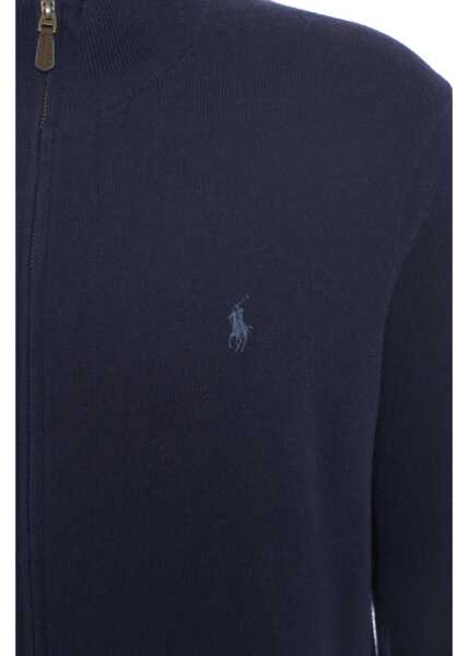 Pulovere casual Ralph Lauren Sweatshirt with logo embroidery Blue Barbati (BM 19029649) 5