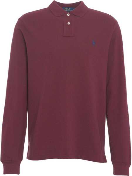 Tricouri Polo Ralph Lauren Long-sleeved polo shirt Red Barbati (BM 19029652) 2