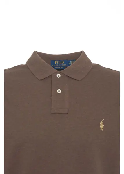 Tricouri Polo Ralph Lauren Long-sleeved polo shirt Brown Barbati (BM 19029652) 4