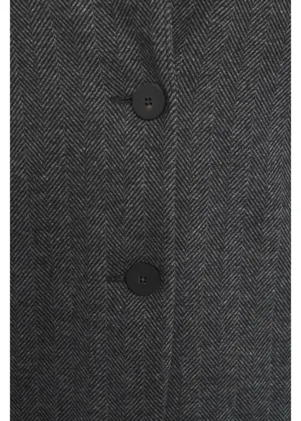 Sacouri Harris Wharf London LONDON Single-breasted blazer Grey Femei (BM 19029658) 4