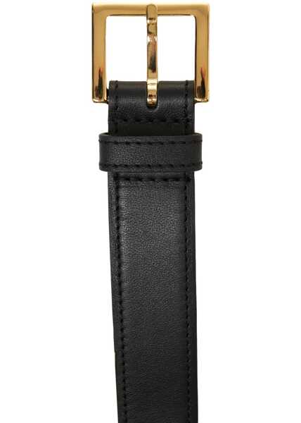 Curele Orciani Smooth leather belt Black Femei (BM 19029664) 4
