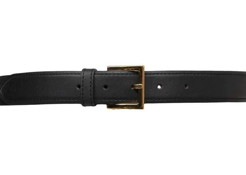 Curele Orciani Smooth leather belt Black Femei (BM 19029664) 6