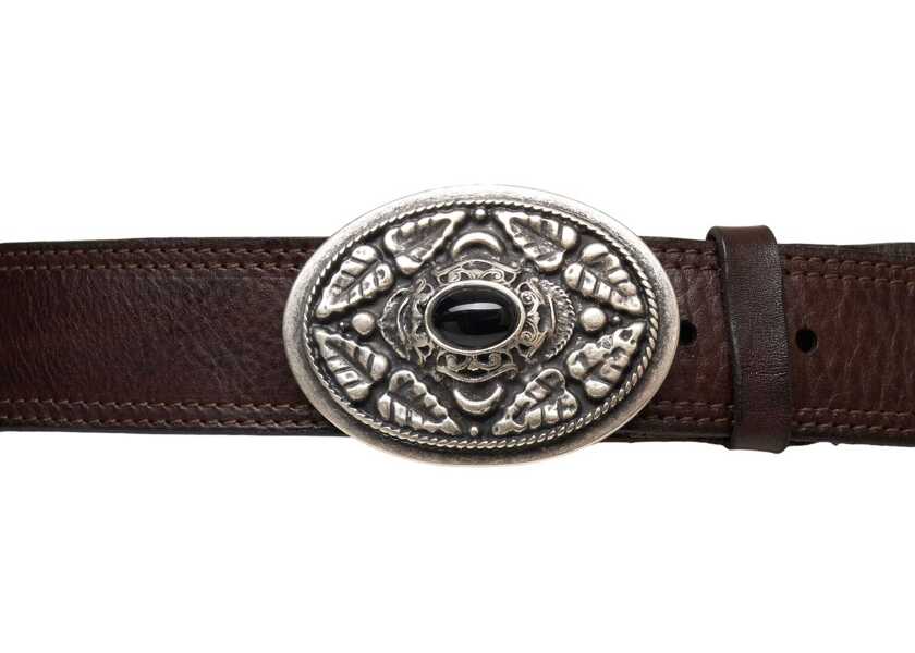 Curele CAMPOMAGGI Grained leather belt Brown Femei (BM 19029667) 3