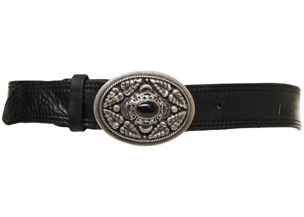 Curele CAMPOMAGGI Grained leather belt Black Femei (BM 19029667) 5