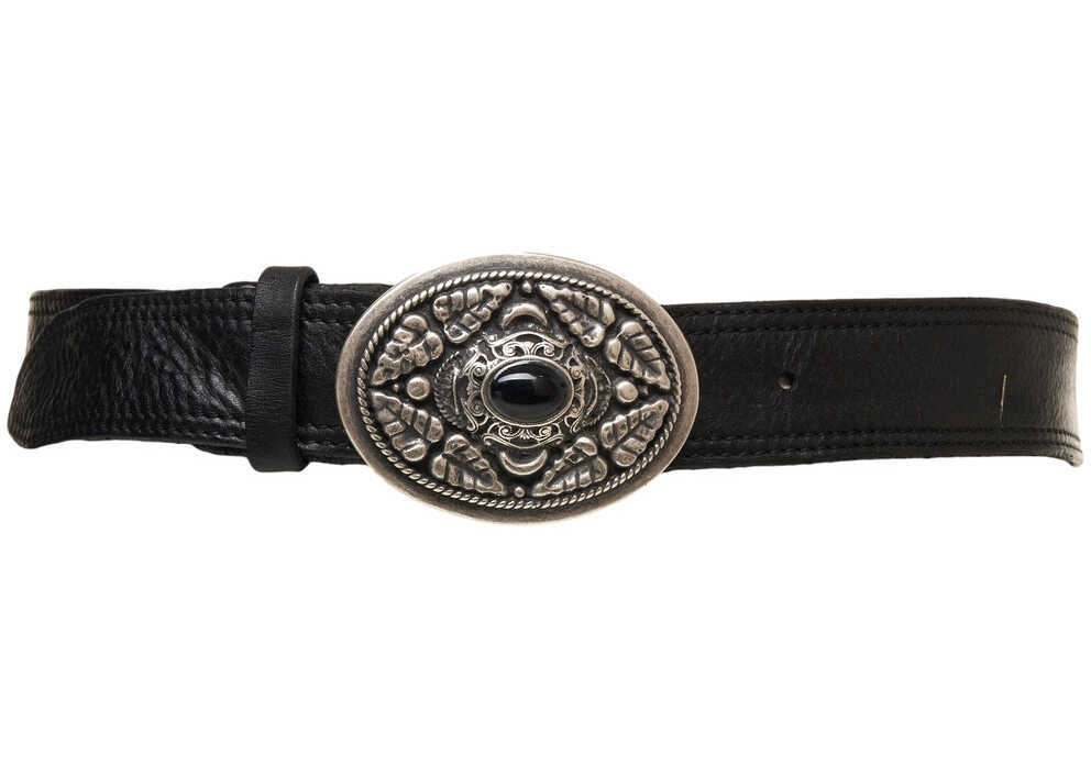 Curele CAMPOMAGGI Grained leather belt Black Femei (BM 19029667) 6