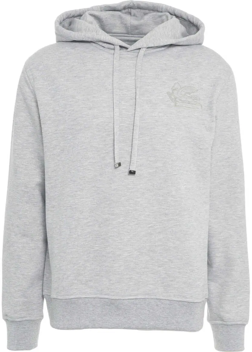 Bluze de trening ETRO Hoodie with logo embroidery Grey Barbati (BM 19029673) 2