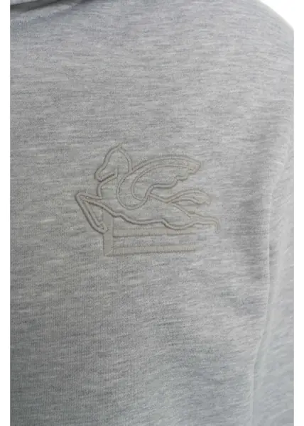 Bluze de trening ETRO Hoodie with logo embroidery Grey Barbati (BM 19029673) 6