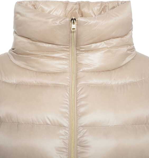 Geci de iarna Herno Puffer jacket with stand-up collar Beige Femei (BM 19029676) 4