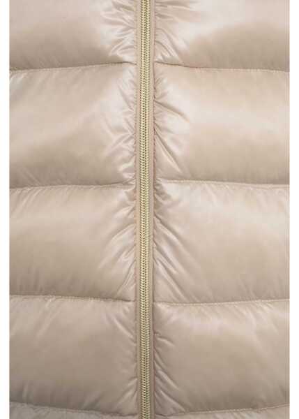 Geci de iarna Herno Puffer jacket with stand-up collar Beige Femei (BM 19029676) 5