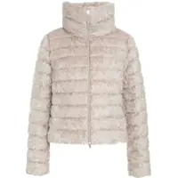 Geci de iarna Faux fur down jacket Femei