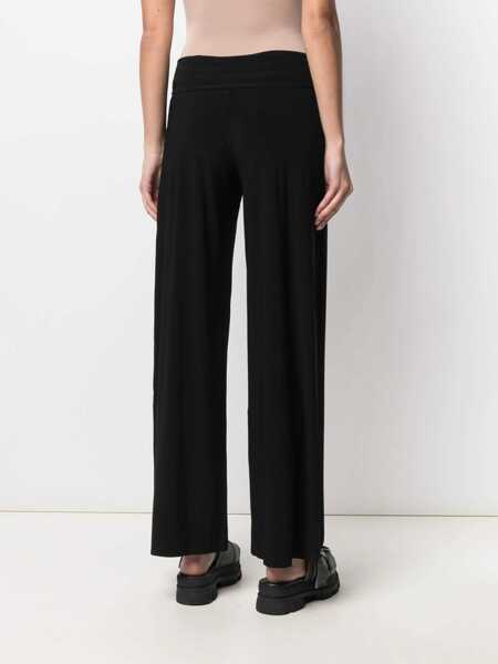Pantaloni casual NORMA KAMALI Palazzo pants Black Femei (BM 19029688) 4