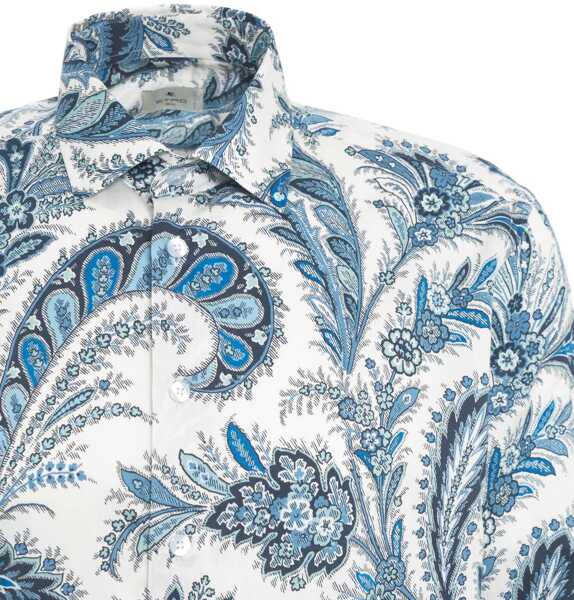 Camasi office ETRO Shirt with paisley pattern White Barbati (BM 19029697) 4