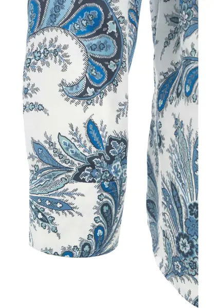 Camasi office ETRO Shirt with paisley pattern White Barbati (BM 19029697) 5