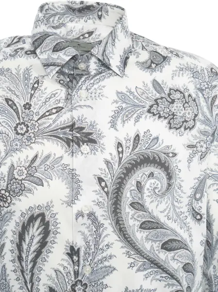 Camasi office ETRO Shirt with paisley pattern White Barbati (BM 19029697) 7