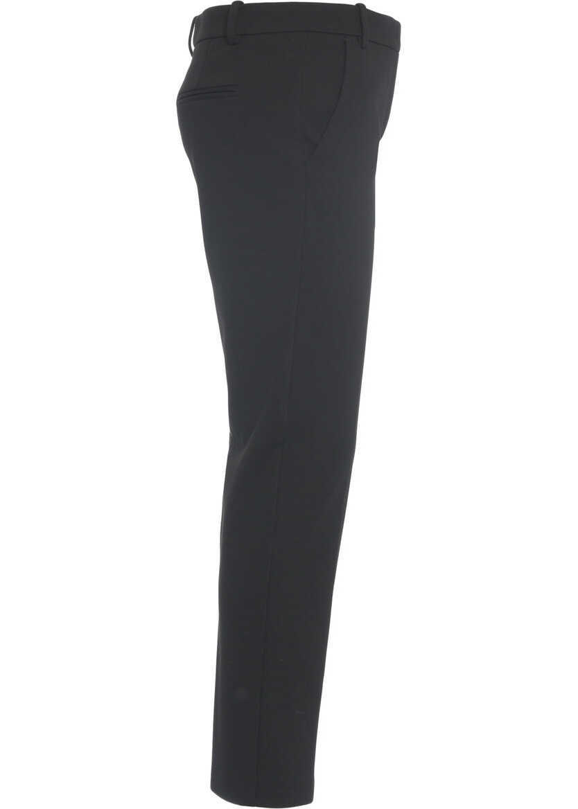 Pantaloni office Pinko Chino pants Black Femei (BM 19029706) 3