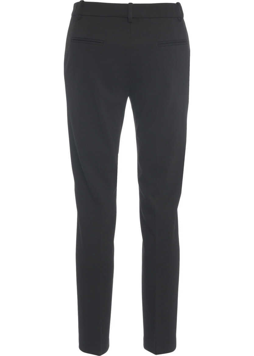 Pantaloni office Pinko Chino pants Black Femei (BM 19029706) 4