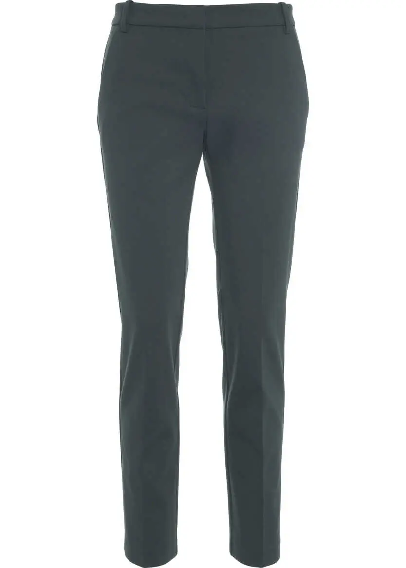 Pantaloni office Pinko Chino pants Green Femei (BM 19029706) 2
