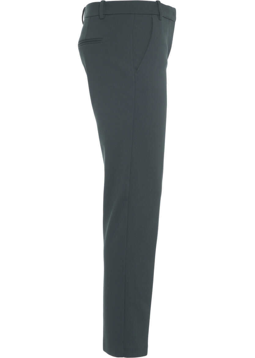 Pantaloni office Pinko Chino pants Green Femei (BM 19029706) 3