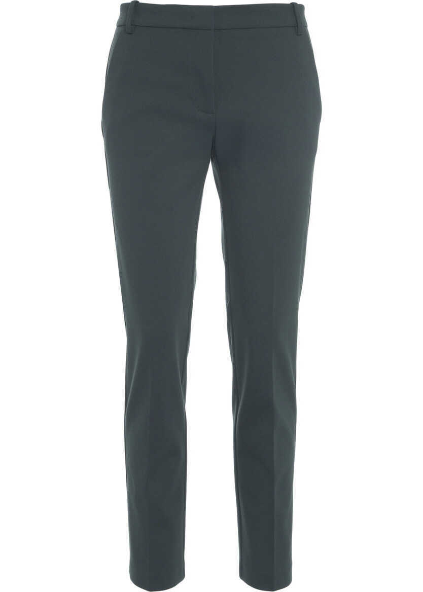 Pantaloni office Pinko Chino pants Green Femei (BM 19029706) 5