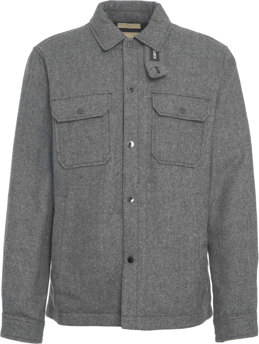 Jachete Woolrich Jacket with heathered finish Grey Barbati (BM 19029724) 2
