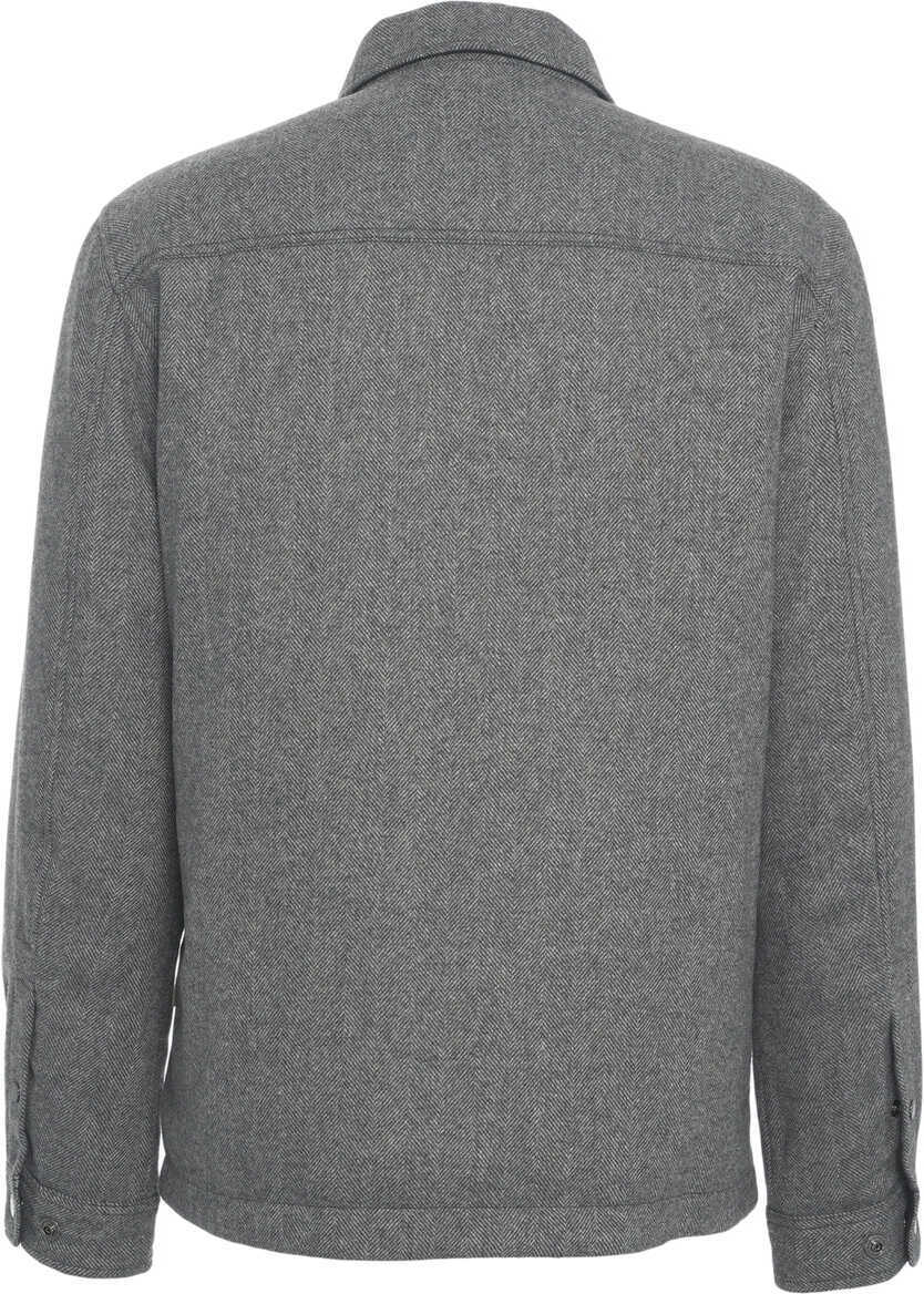 Jachete Woolrich Jacket with heathered finish Grey Barbati (BM 19029724) 3