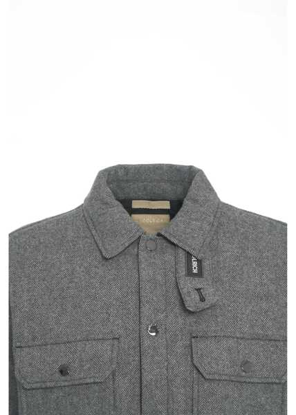Jachete Woolrich Jacket with heathered finish Grey Barbati (BM 19029724) 4