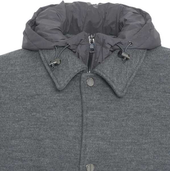 Jachete Woolrich Jacket with hood Grey Barbati (BM 19029727) 4
