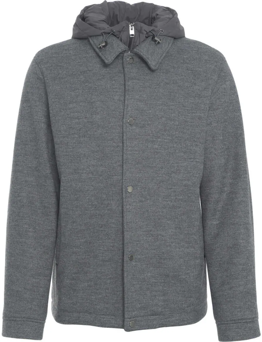 Jachete Woolrich Jacket with hood Grey Barbati (BM 19029727) 1