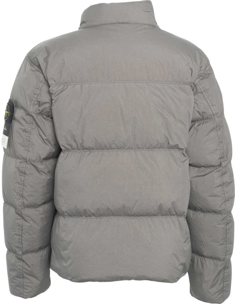 Geci de iarna Stone Island Quilted down jacket Grey Barbati (BM 19029733) 3