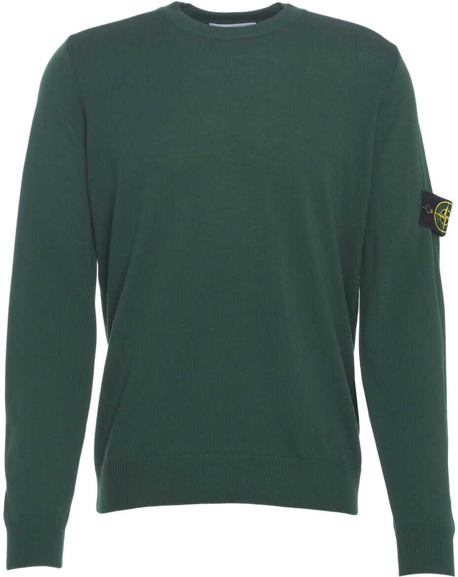 Pulovere Stone Island Sweater with logo detail Green Barbati (BM 19029736) 2