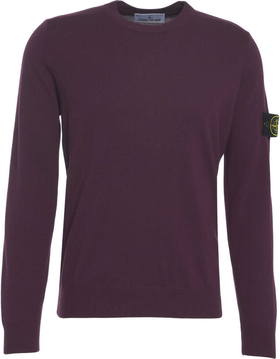 Pulovere Stone Island Sweater with logo detail Purple Barbati (BM 19029736) 2