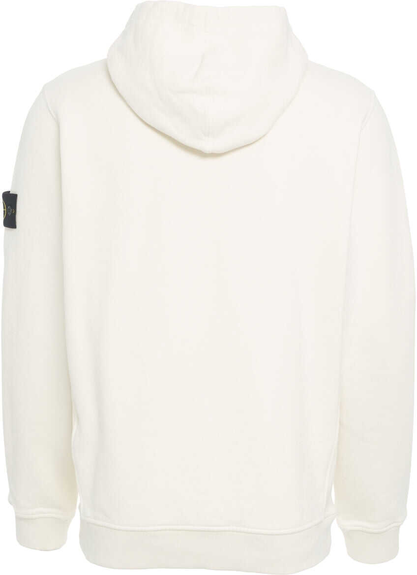 Bluze de trening Stone Island Hoodie with logo White Barbati (BM 19029739) 4