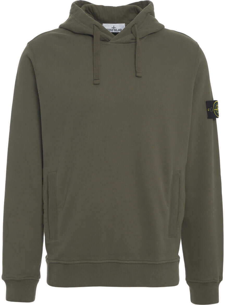 Bluze de trening Stone Island Hoodie with logo Green Barbati (BM 19029739) 2