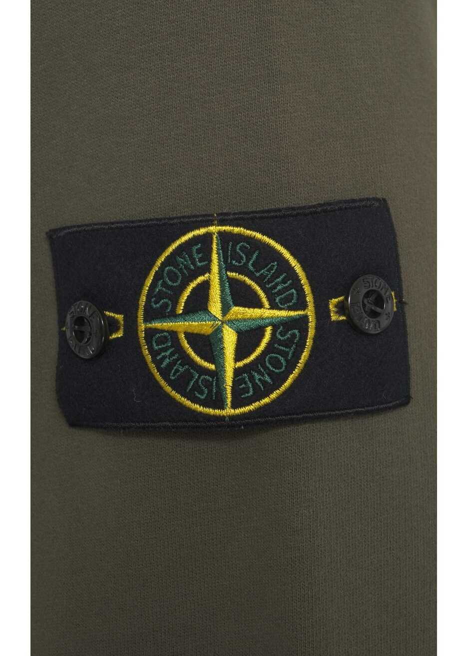 Bluze de trening Stone Island Hoodie with logo Green Barbati (BM 19029739) 5
