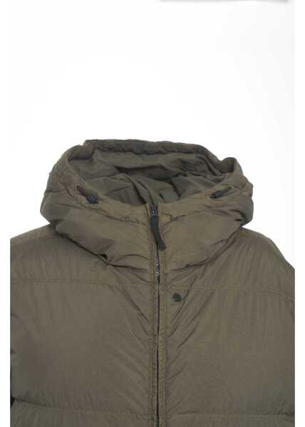 Geci de iarna Stone Island Hooded down jacket Green Barbati (BM 19029742) 4