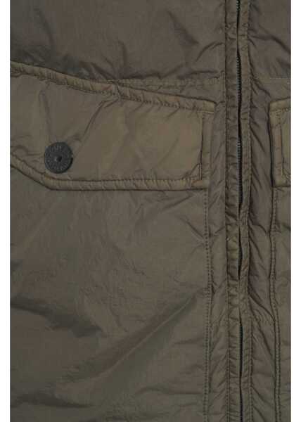 Geci de iarna Stone Island Hooded down jacket Green Barbati (BM 19029742) 5