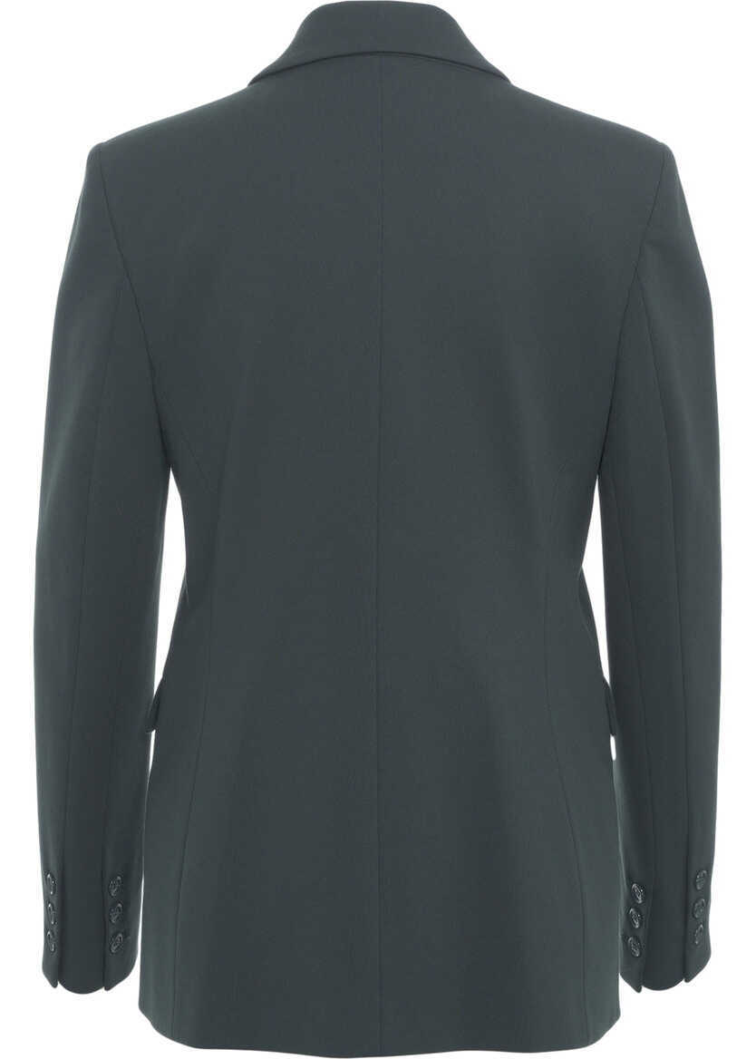 Sacouri Pinko Single-breasted blazer Ruota Green Femei (BM 19029745) 3