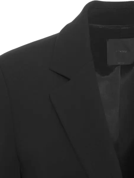 Sacouri Pinko Single-breasted blazer Ruota Black Femei (BM 19029745) 5