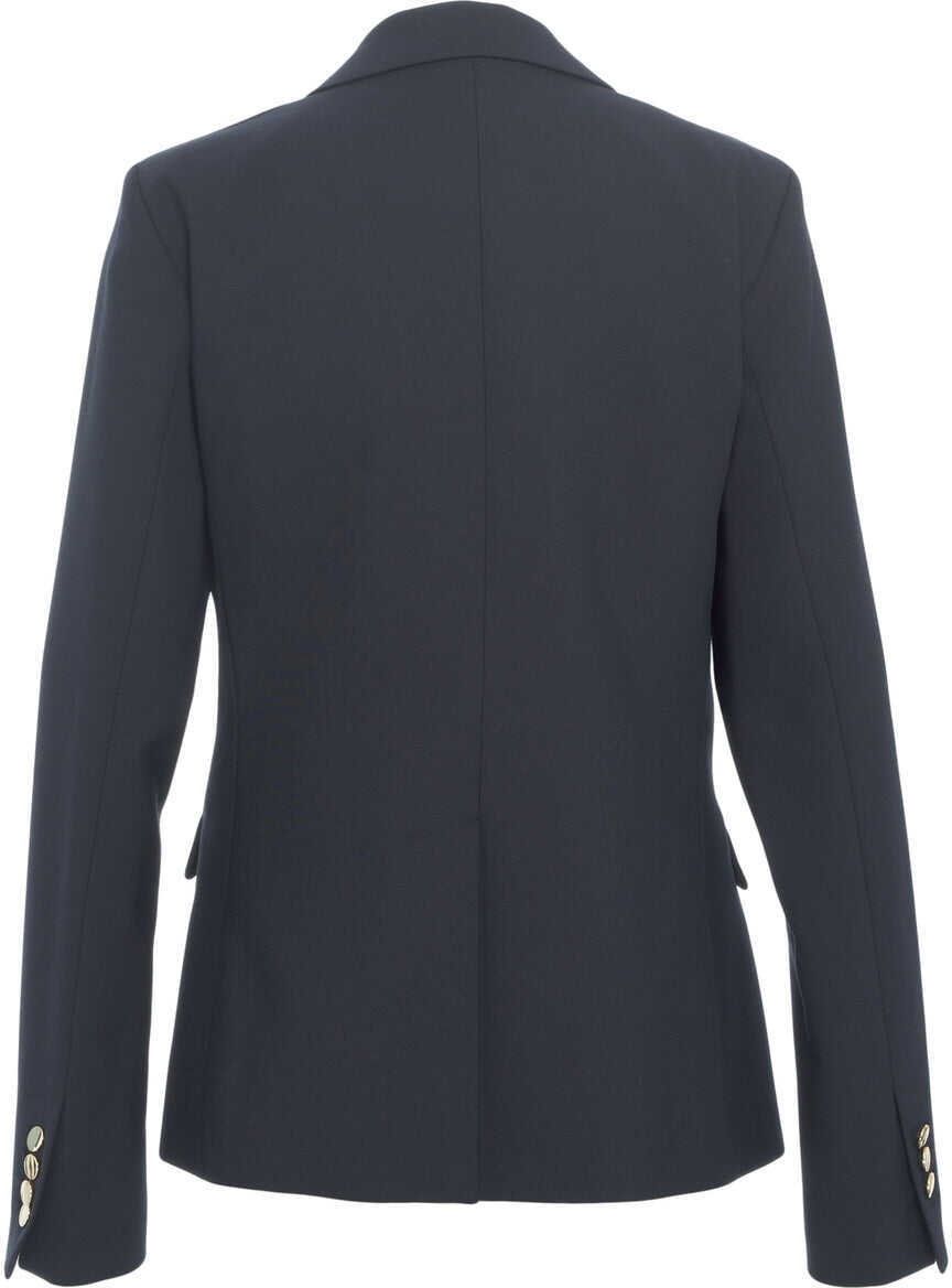 Sacouri Semicouture Double-breasted blazer Blue Femei (BM 19029748) 7