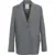 Semicouture Single-breasted blazer Grey