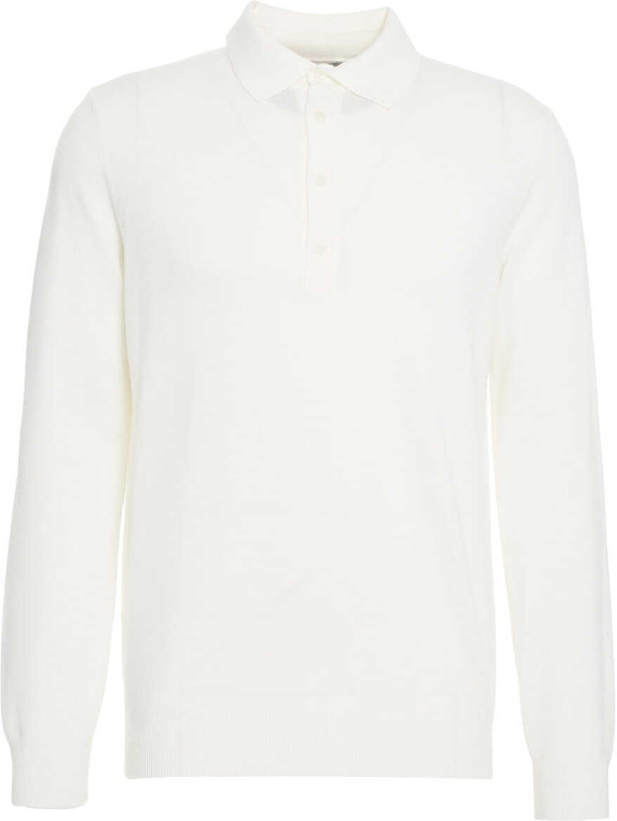Tricouri Polo Kangra Knit polo shirt White Barbati (BM 19029760) 2
