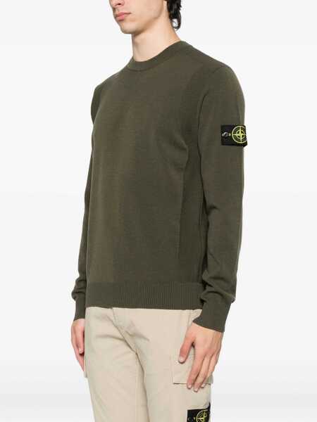 Pulovere Stone Island Sweater with logo detail Green Barbati (BM 19029802) 3