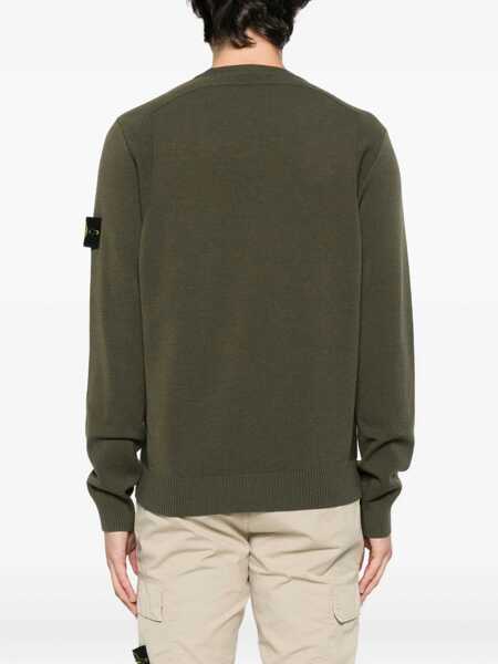 Pulovere Stone Island Sweater with logo detail Green Barbati (BM 19029802) 4