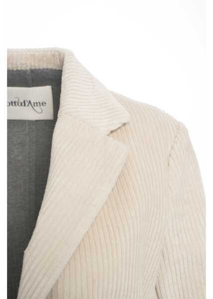 Sacouri Otto d ame Corduroy blazer Beige Femei (BM 19029805) 4